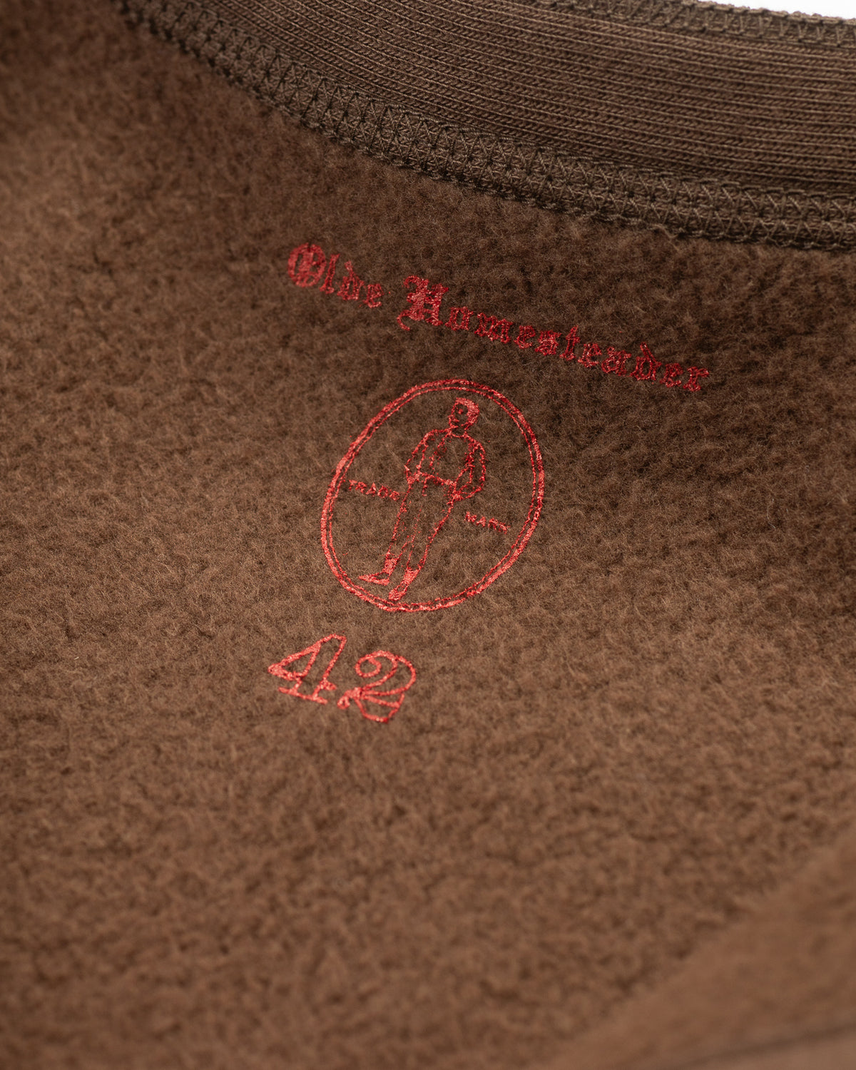 Olde Homesteader Cotton Fleece Henley Neck L/S - Rustic Wood - Standard & Strange