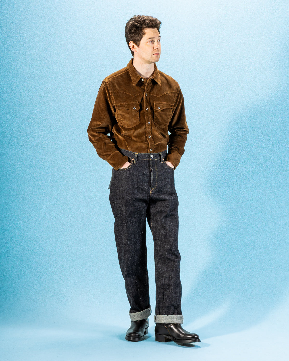 Omoto Denim 15.5 oz Loose Fit Jeans - Slub Nep Denim - Standard & Strange