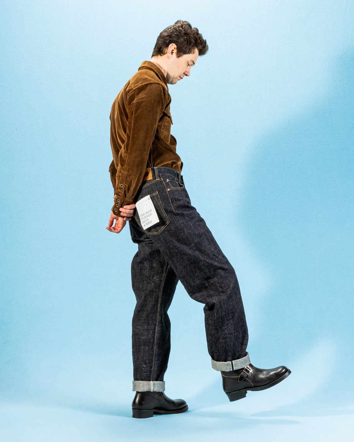 Omoto Denim 15.5 oz Loose Fit Jeans - Slub Nep Denim - Standard & Strange