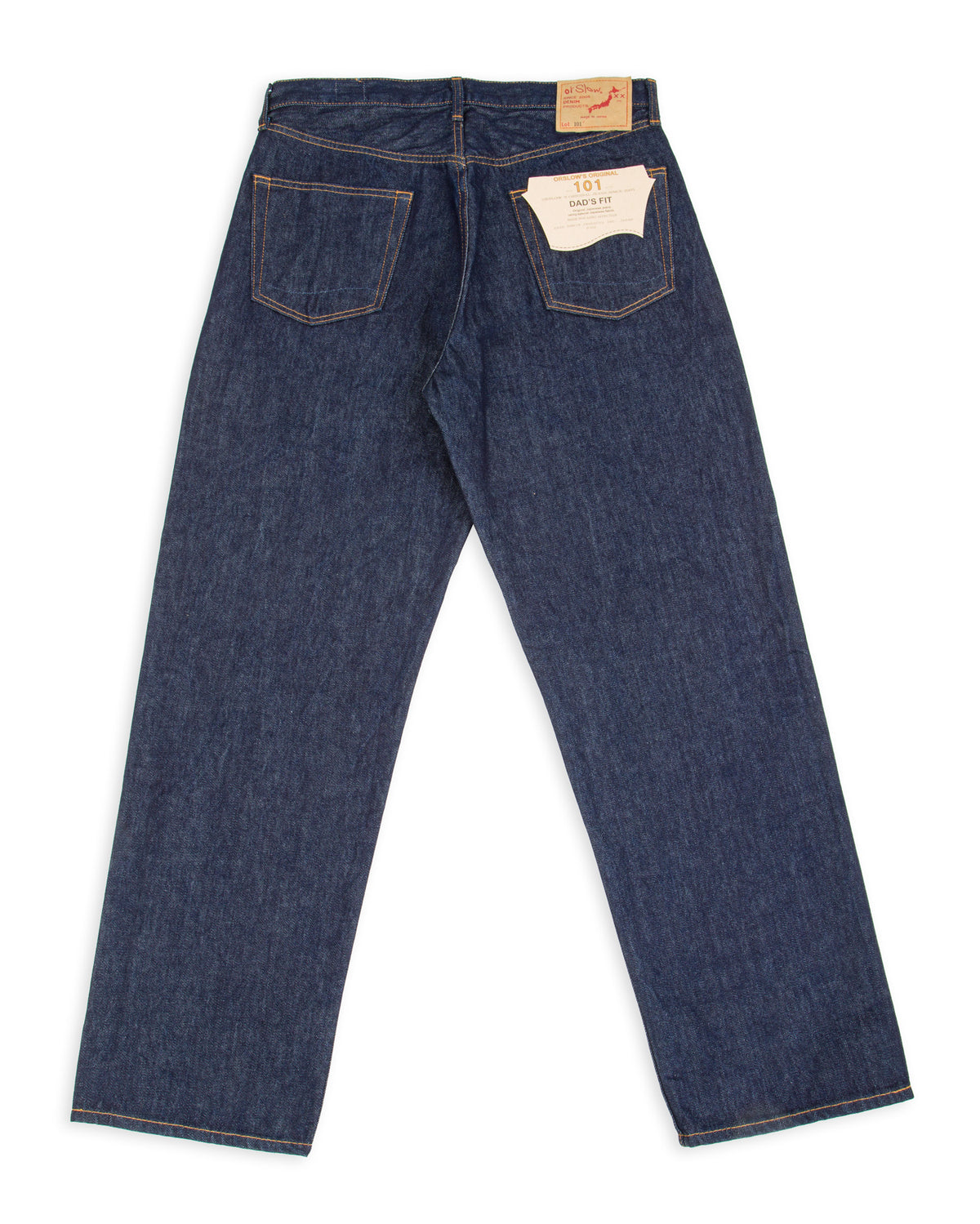 OrSlow 101 Dad's Fit Denim Pants (Unisex) - One Wash - Standard & Strange