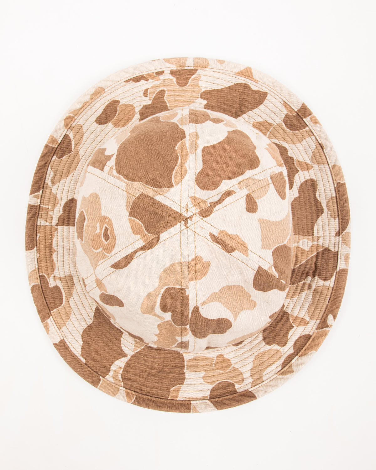 Papa Nui Battalion Work Hat - Brown Frogskin Camo HBT - Standard & Strange