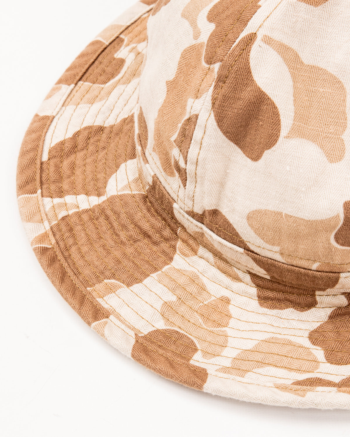 Papa Nui Battalion Work Hat - Brown Frogskin Camo HBT - Standard & Strange