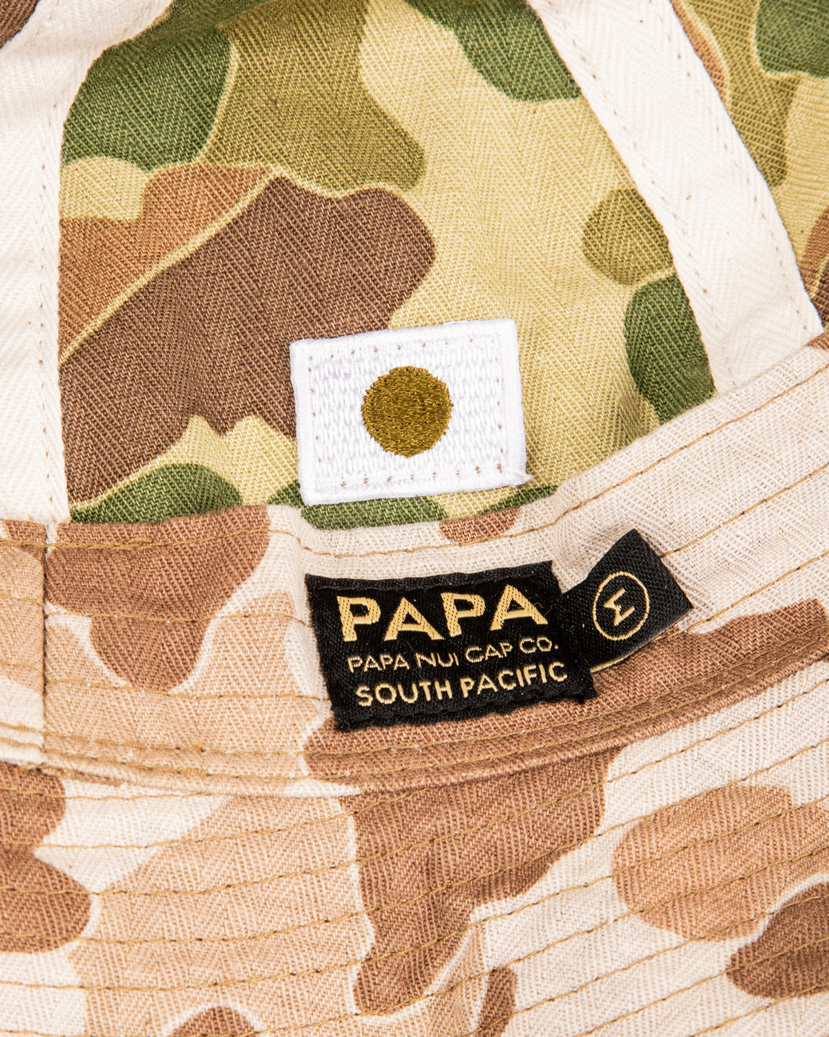 Papa Nui Battalion Work Hat - Brown Frogskin Camo HBT - Standard & Strange