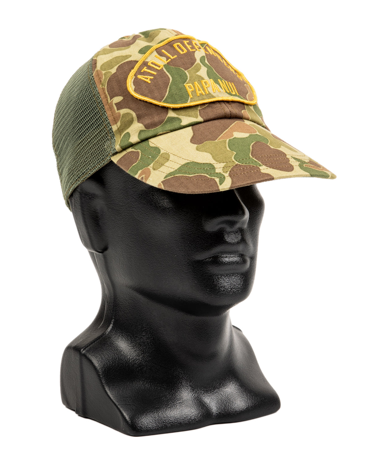 Papa Nui Original Ships Cap - Frogskin Camo HBT - Standard & Strange
