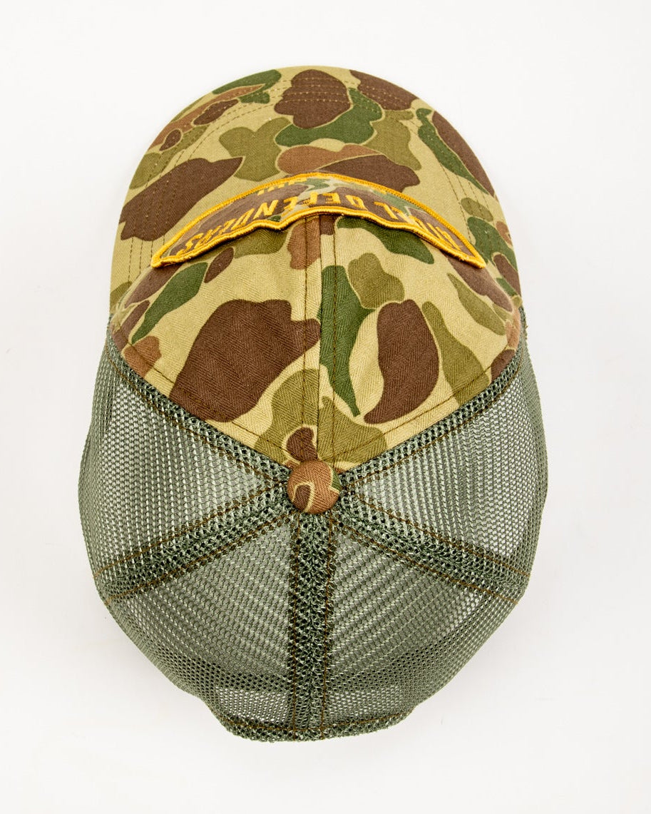 Papa Nui Original Ships Cap - Frogskin Camo HBT - Standard & Strange
