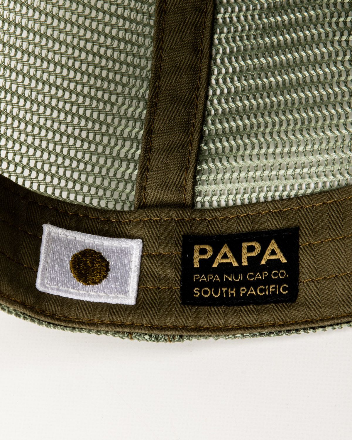 Papa Nui Original Ships Cap - Frogskin Camo HBT - Standard & Strange