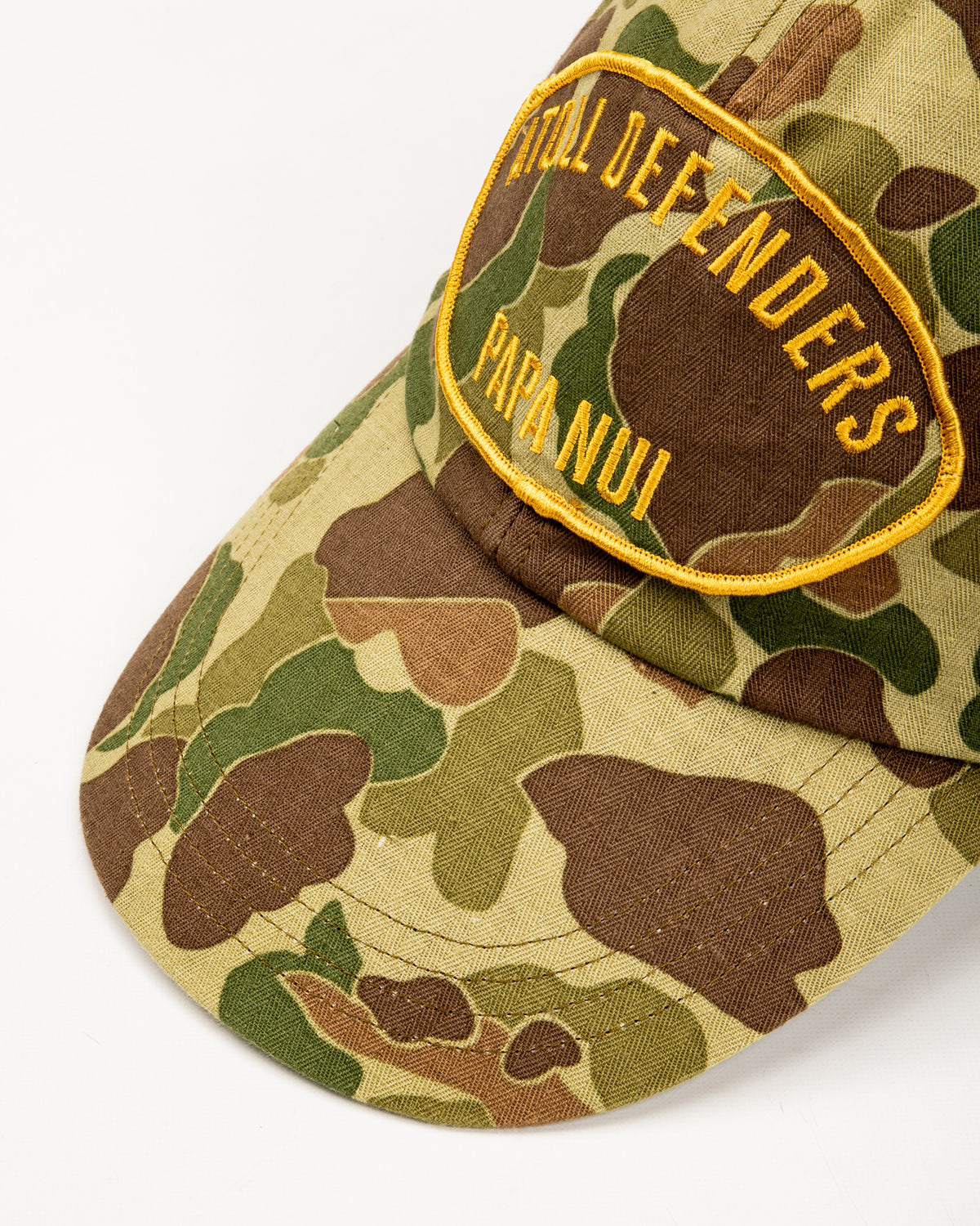 Papa Nui Original Ships Cap - Frogskin Camo HBT - Standard & Strange