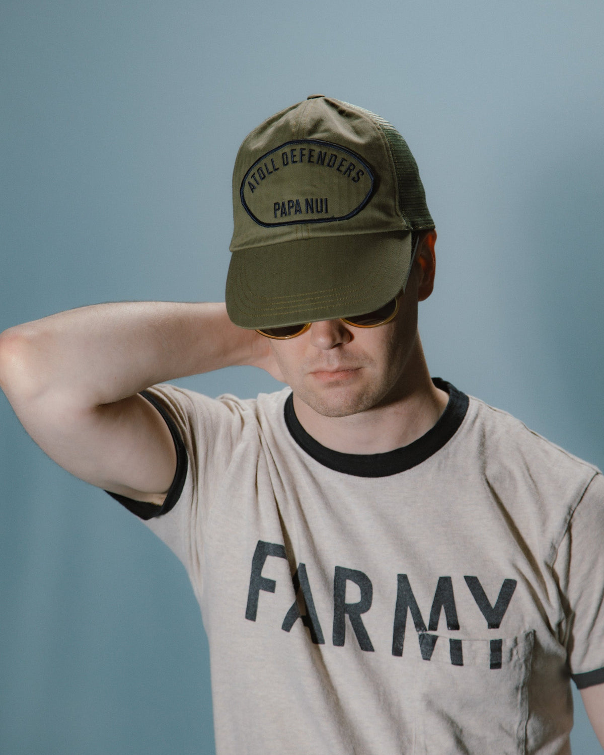 Papa Nui Original Ships Cap - Olive HBT - Standard & Strange