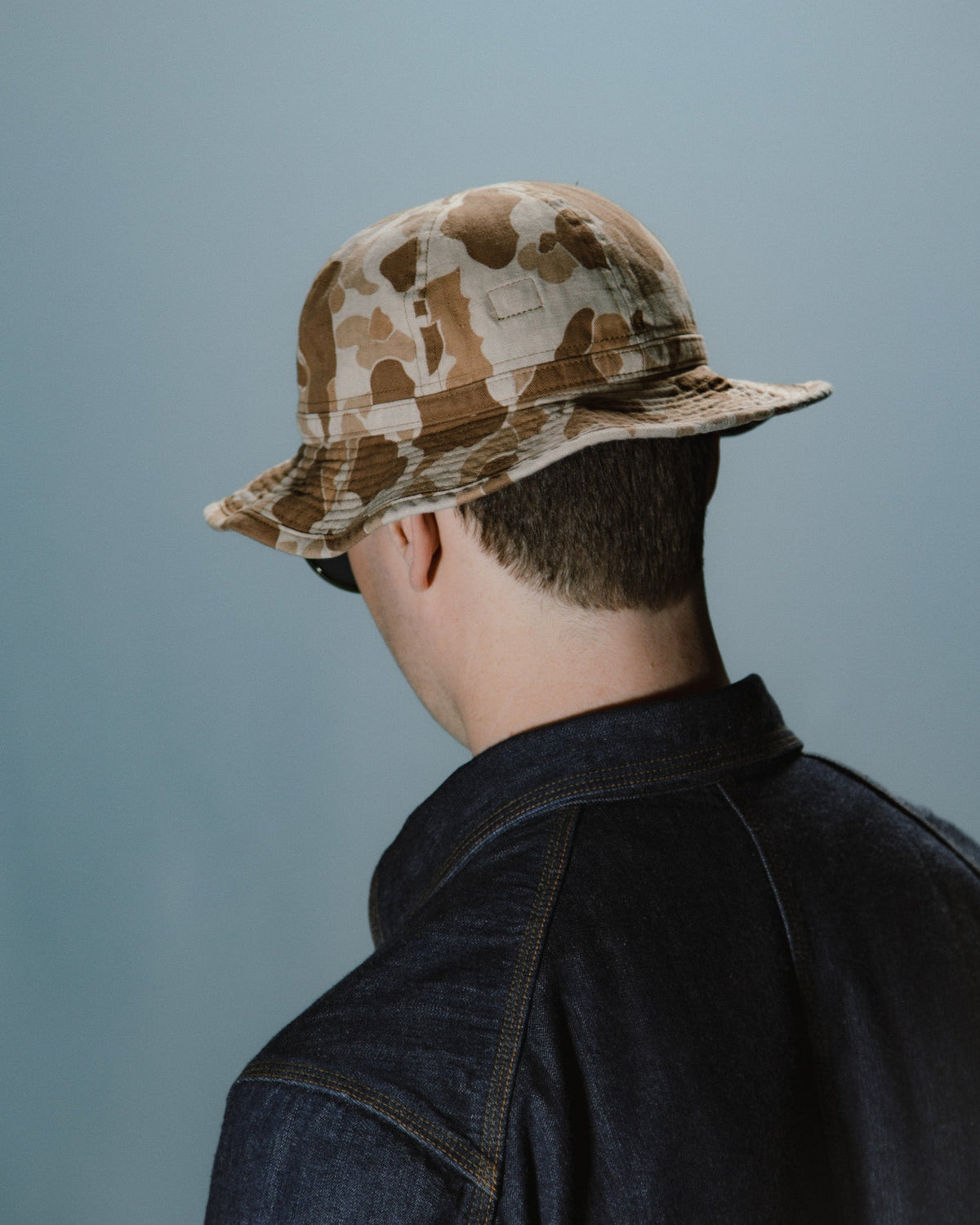 Papa Nui Battalion Work Hat - Brown Frogskin Camo HBT - Standard & Strange