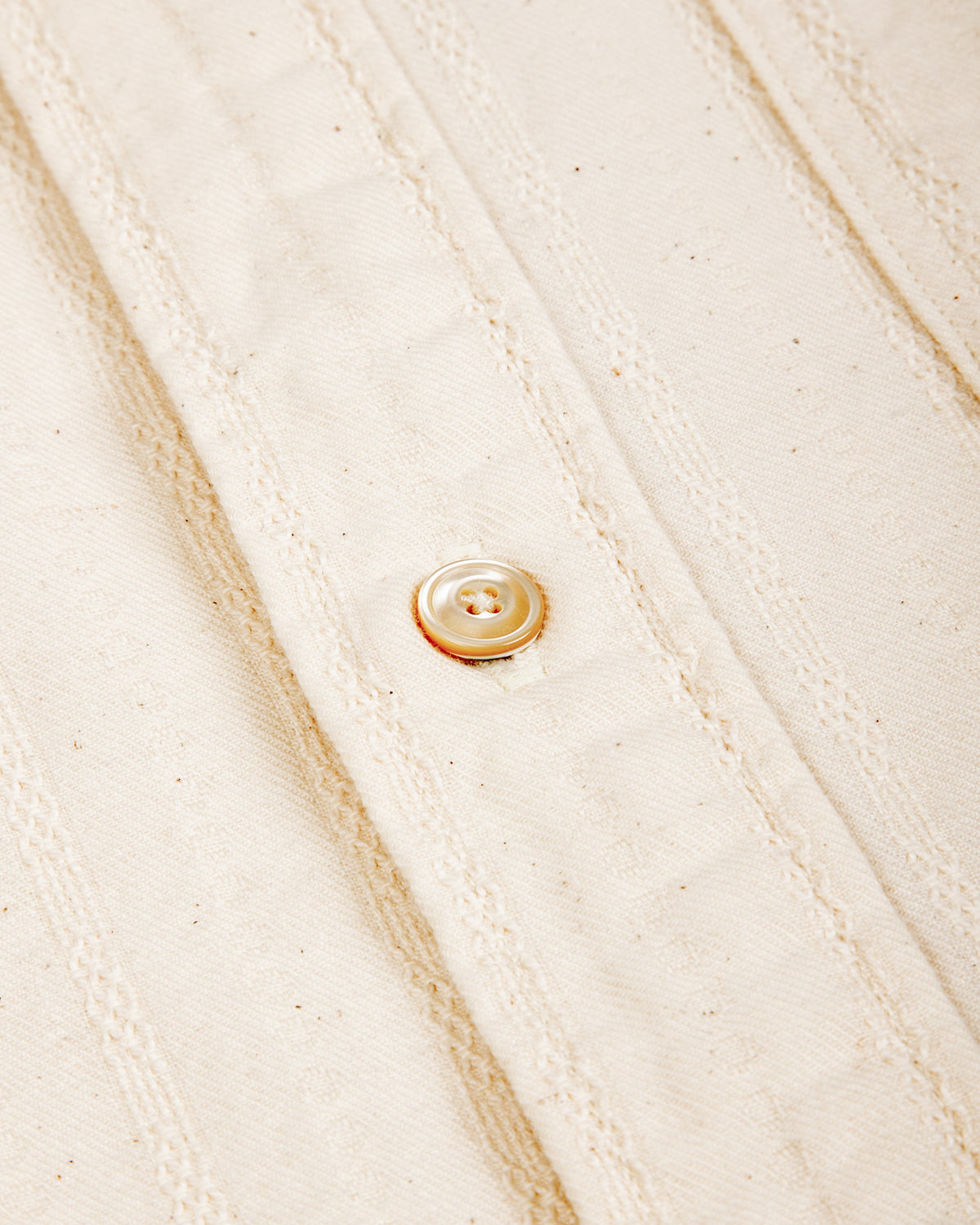 Prequel Classic Stripe Shirt - Beige Jacquard - Standard & Strange