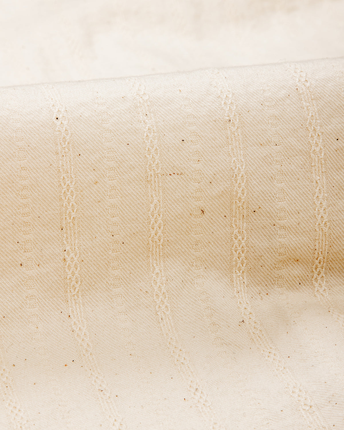 Prequel Classic Stripe Shirt - Beige Jacquard - Standard & Strange