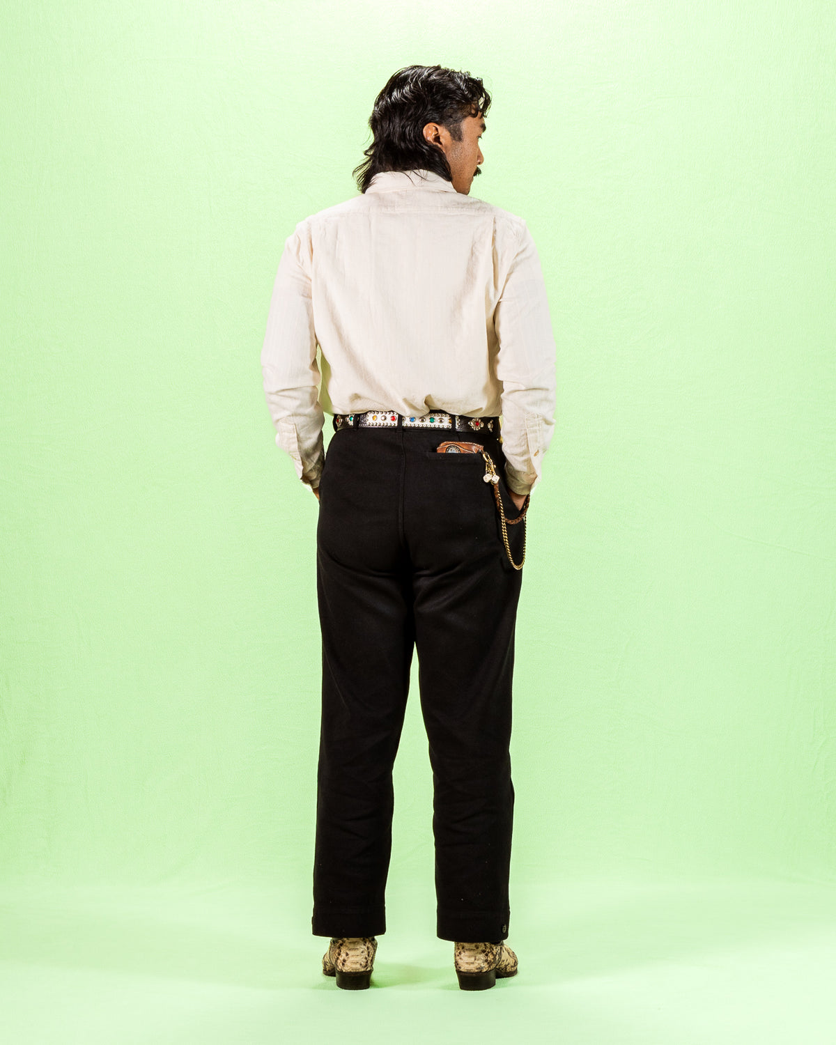 Prequel Classic Stripe Shirt - Beige Jacquard - Standard & Strange