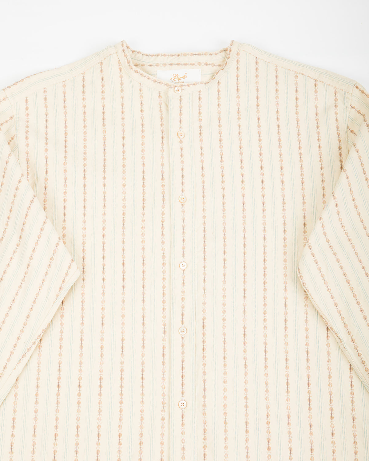 Prequel Stand-up Collar Shirt - Beige - Standard & Strange