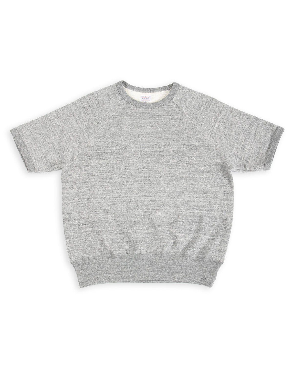 The Real McCoy's 9 oz Loopwheel S/S Sweatshirt - Gray - Standard & Strange