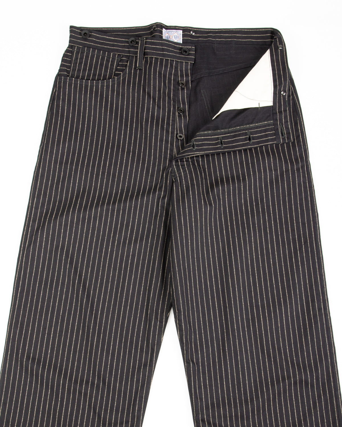 The Real McCoy's Black Wabash Work Trousers - Black - Standard & Strange