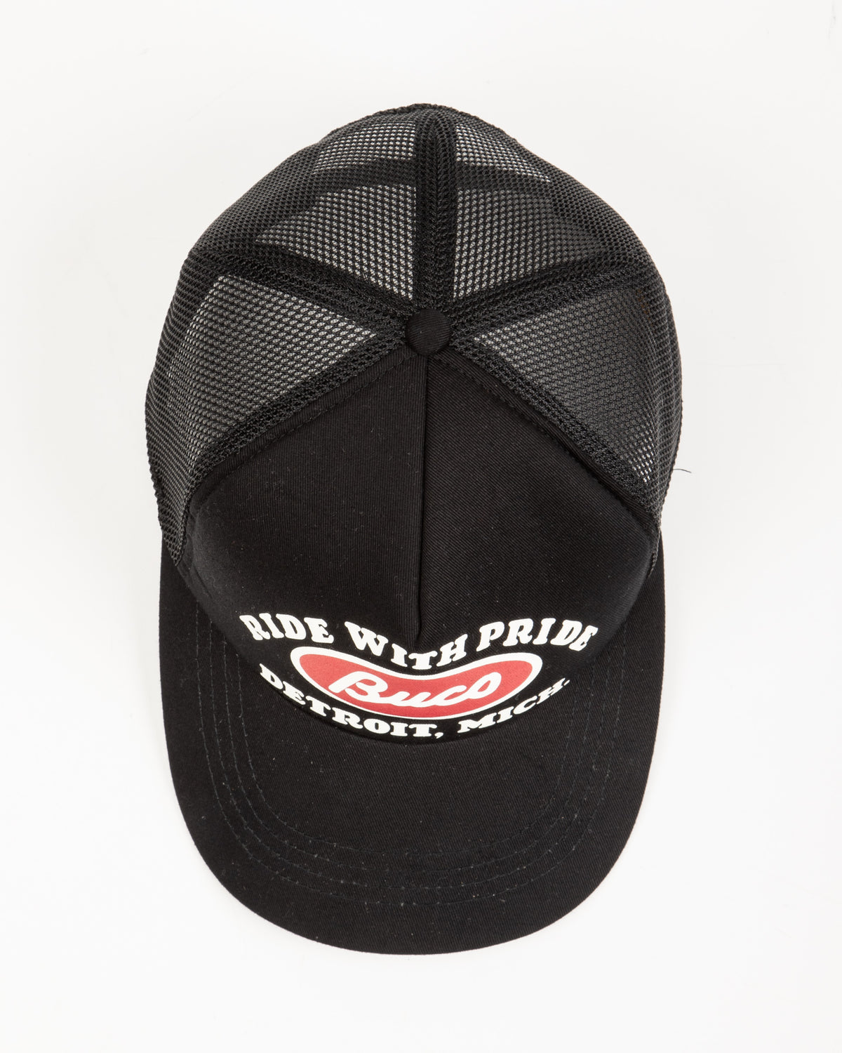 The Real McCoy's Buco Mesh Cap / Buco Oval - Black - Standard & Strange