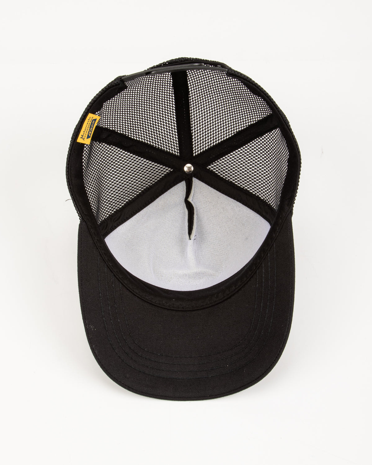 The Real McCoy's Buco Mesh Cap / Buco Oval - Black - Standard & Strange