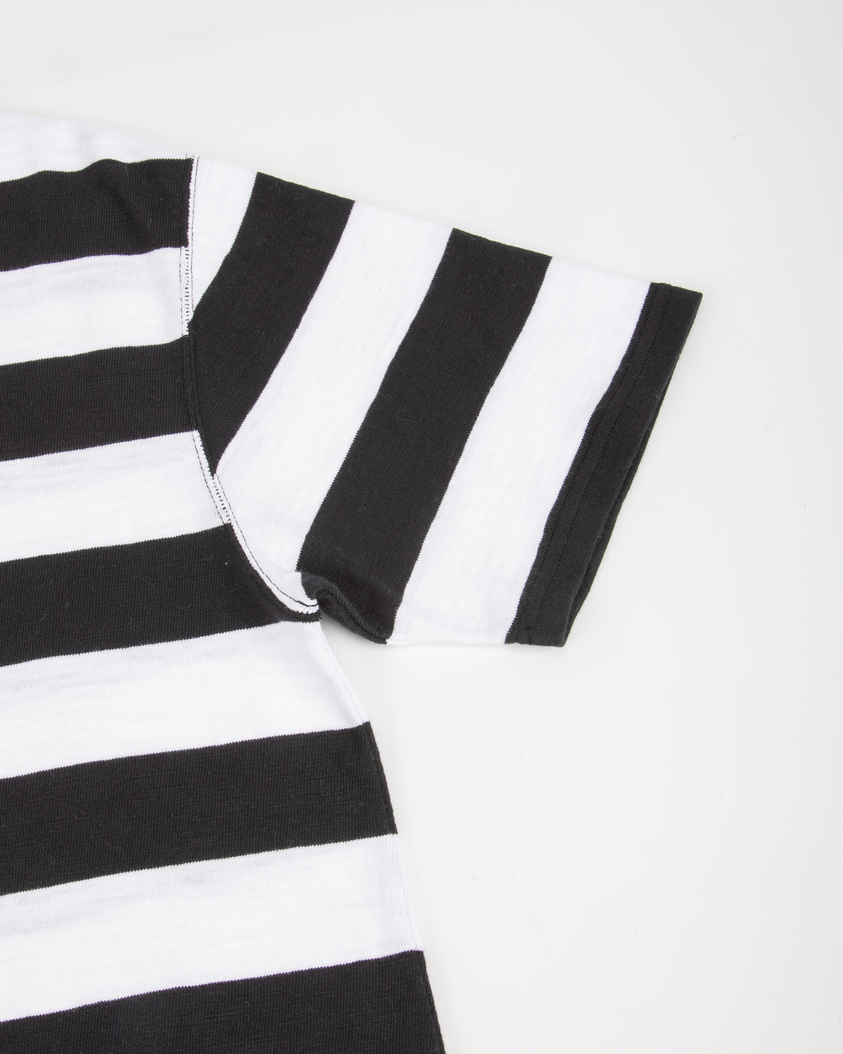 The Real McCoy's Buco Stripe Tee S/S - White - Standard & Strange