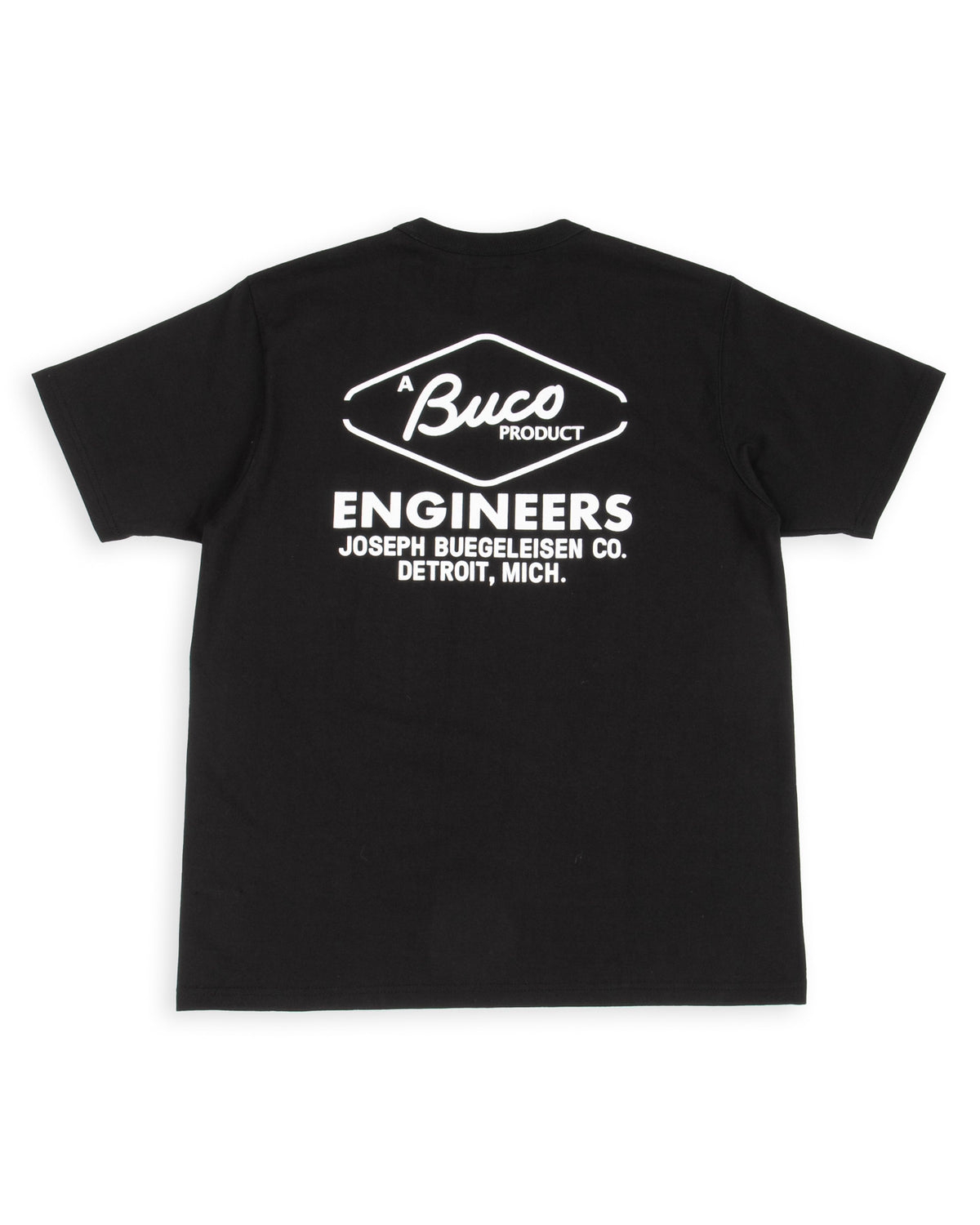 The Real McCoy's Buco Tee / Buco Engineers - Black - Standard & Strange