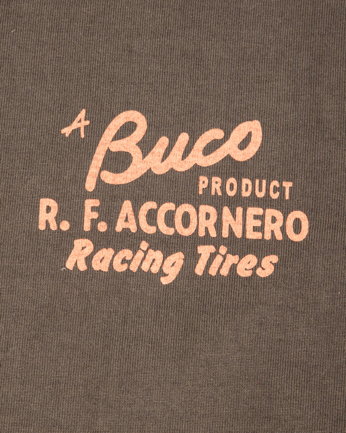 The Real McCoy's Buco Tee / R.F. ACCORNERO - Charcoal - Standard & Strange
