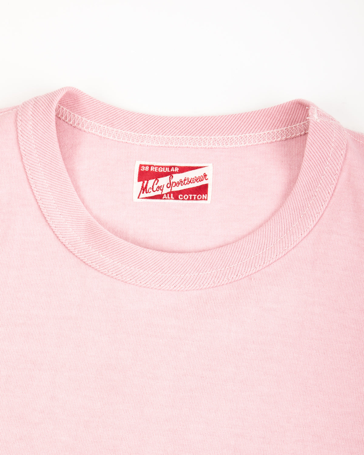The Real McCoy's Joe McCoy Pocket Tee - Pink - Standard & Strange