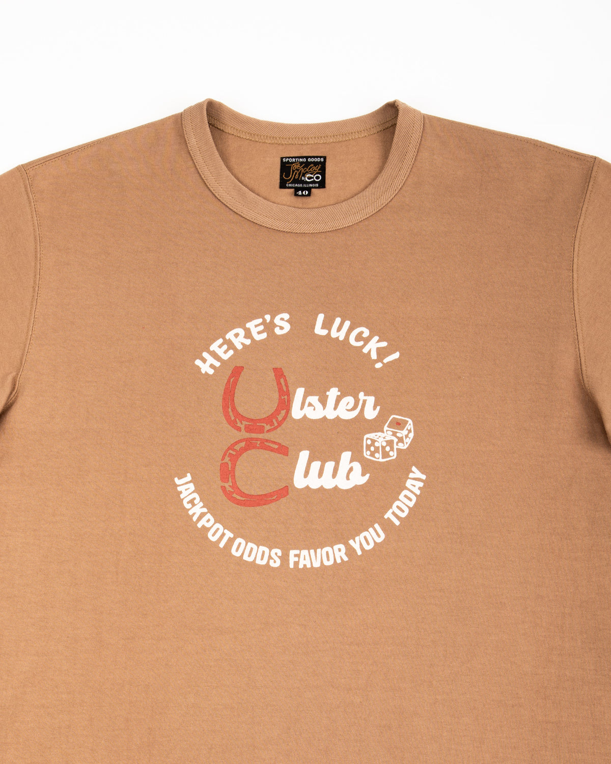 The Real McCoy's Joe McCoy Tee / Ulster Club - Chestnut - Standard & Strange