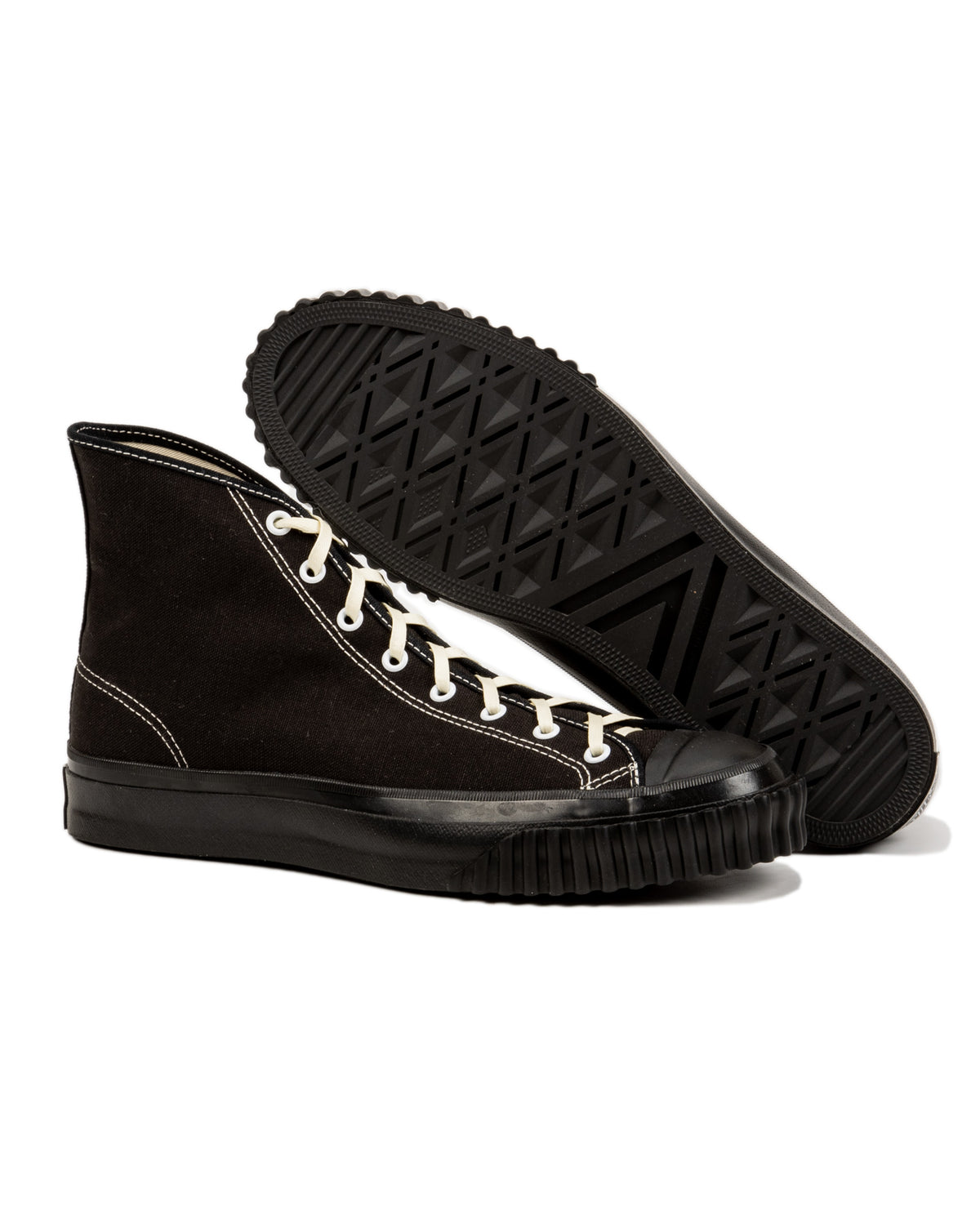 The Real McCoy's Military Canvas Training Shoes - Black - Standard & Strange