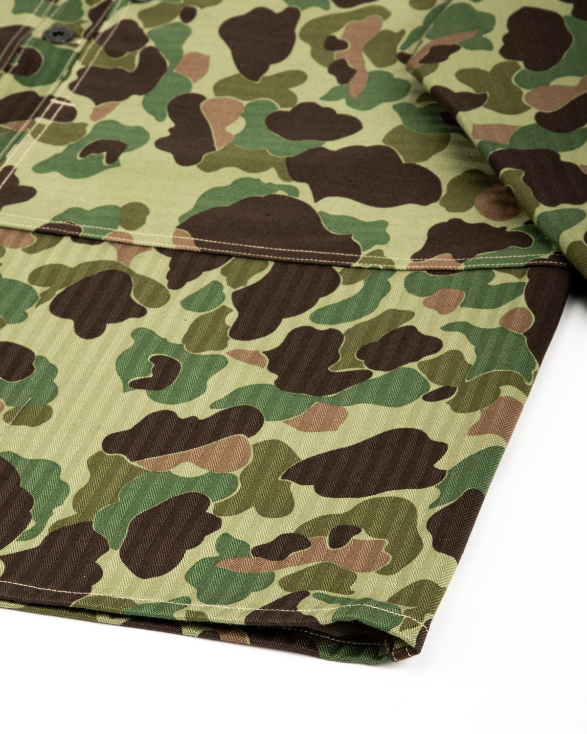 The Real McCoy's P1944 Reversible Frogskin Camouflage Coat - Green - Standard & Strange