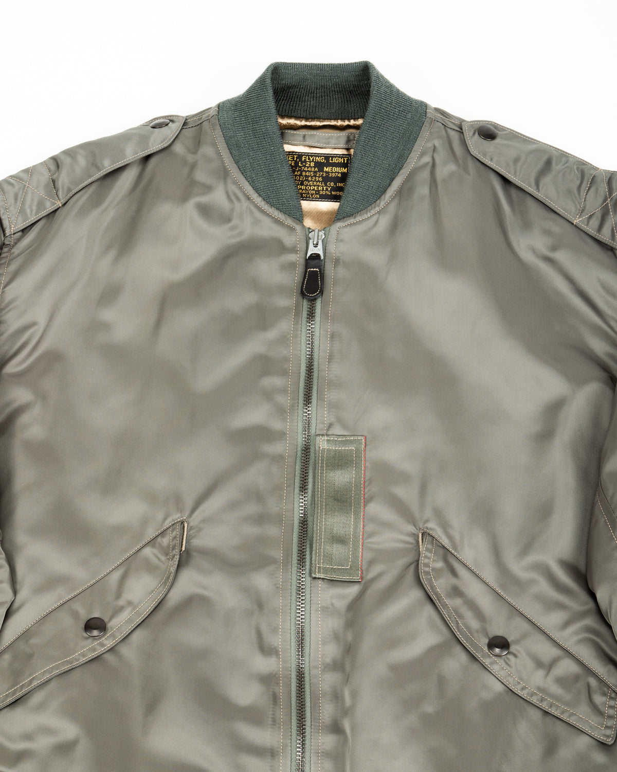 The Real McCoy's Type L-2B Real McCoy MFG. CO. - Sage Green - Standard & Strange