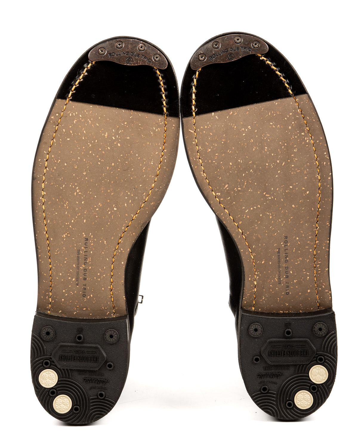 Rolling Dub Trio Casper Side Zip Boot - Black Kobe Shrink - Standard & Strange
