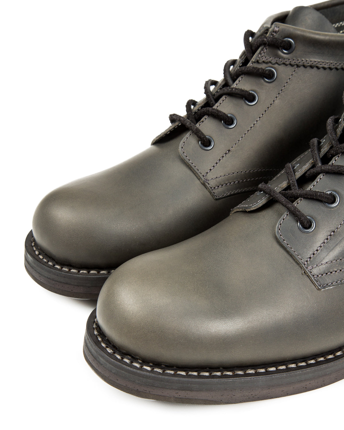Rolling Dub Trio Coupen Mid-Cut Boots - Gray Guidi Calf - Standard & Strange