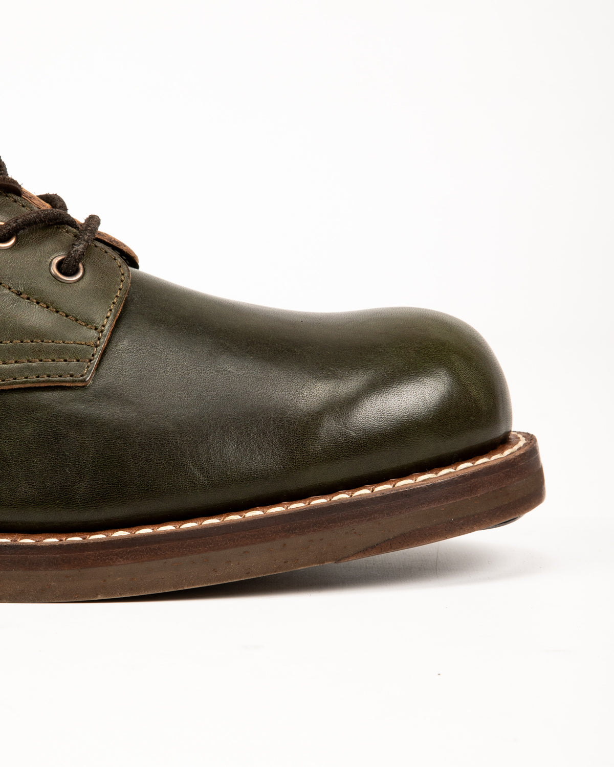 Rolling Dub Trio Coupen Mid Cut Boot - Green Horsehide 11 - Standard & Strange