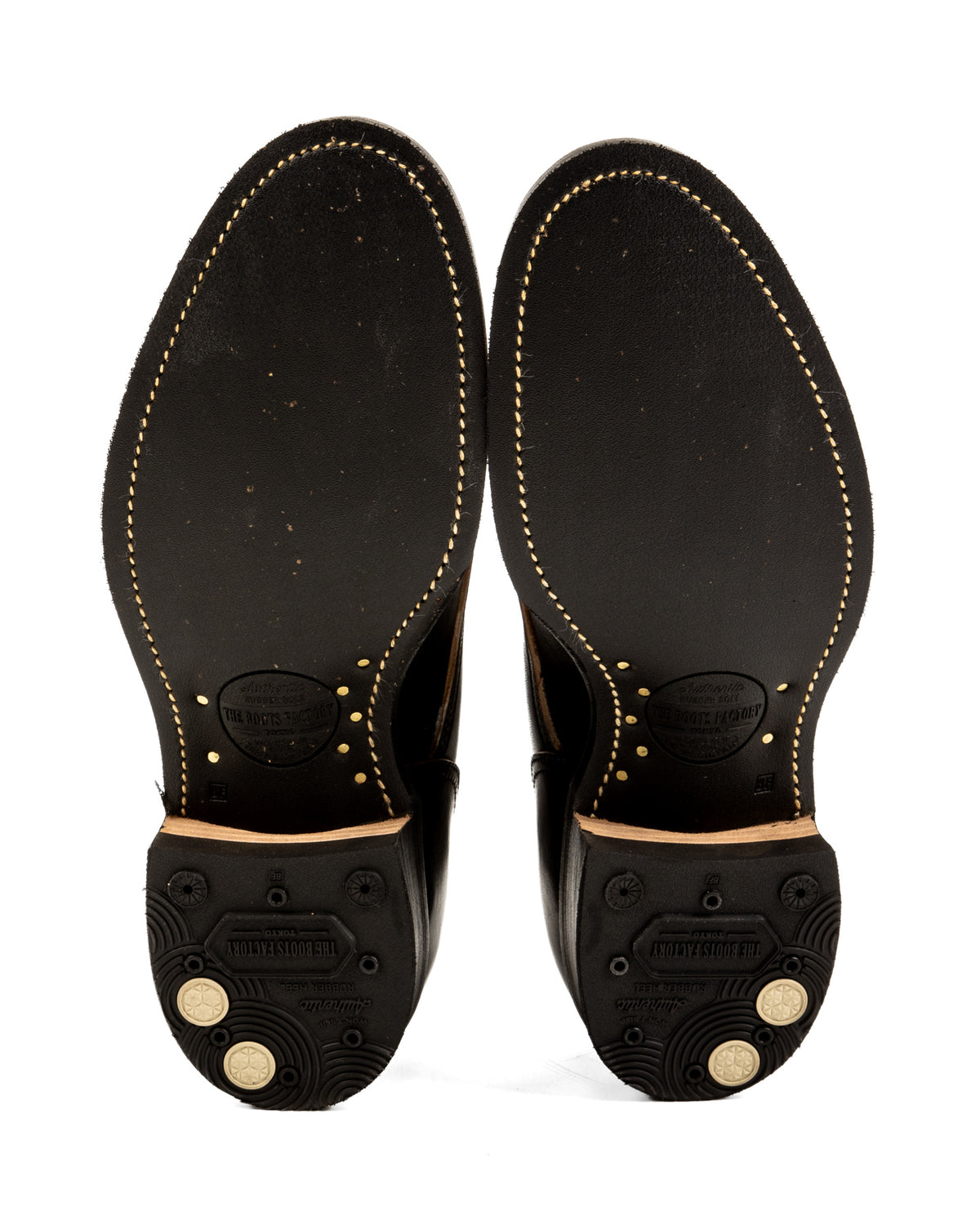 Rolling Dub Trio Griffin Plain Toe Boots - Black Horsebutt - Standard & Strange