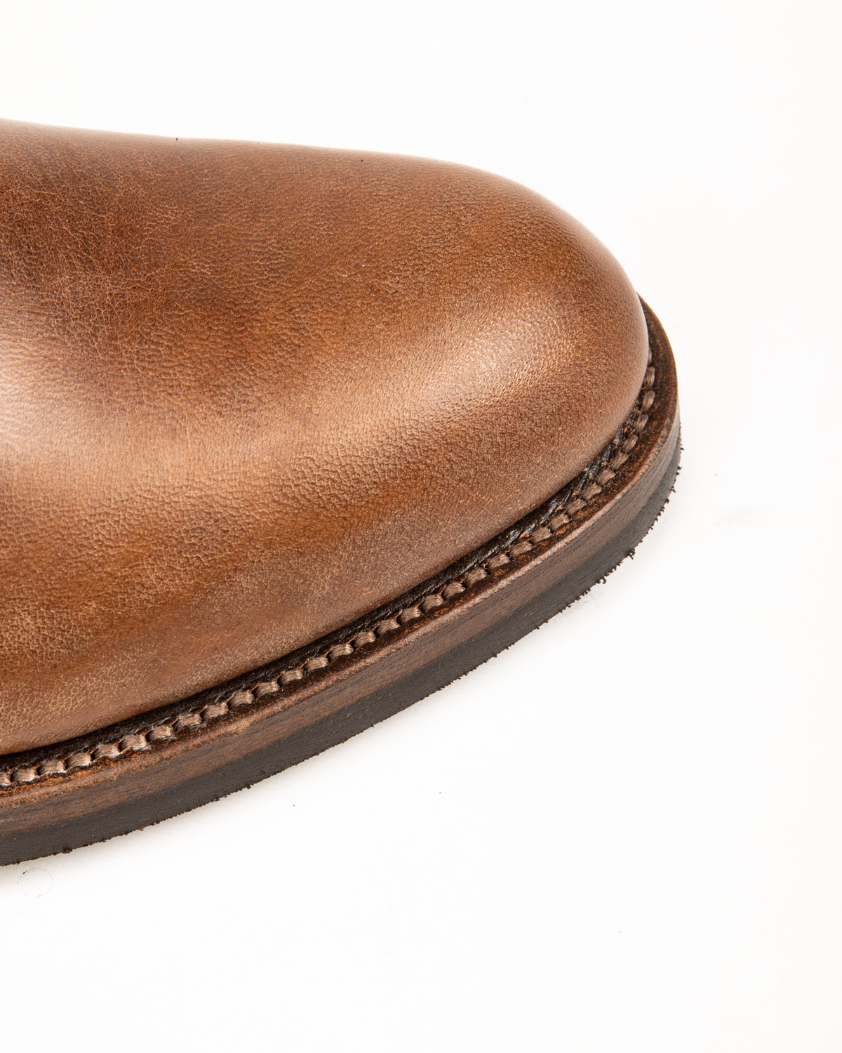 Rolling Dub Trio Griffin Plain Toe Boots - Brown Horsebutt - Standard & Strange