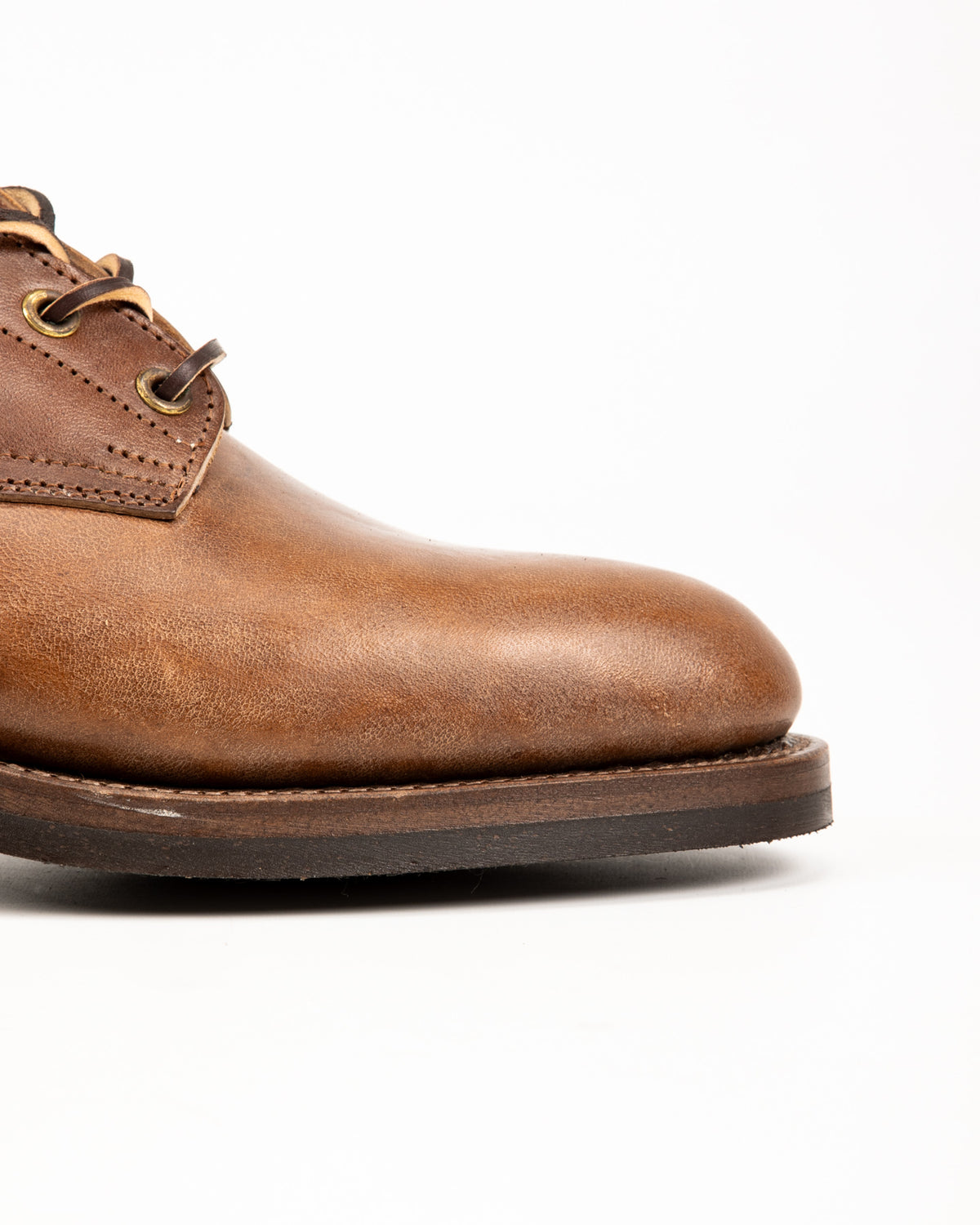 Rolling Dub Trio Griffin Plain Toe Boots - Brown Horsebutt - Standard & Strange