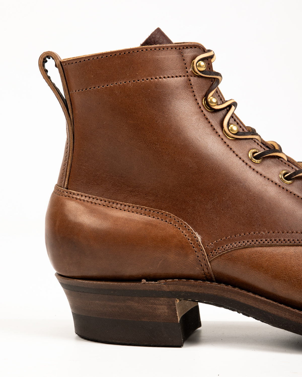 Rolling Dub Trio Griffin Plain Toe Boots - Brown Horsebutt - Standard & Strange