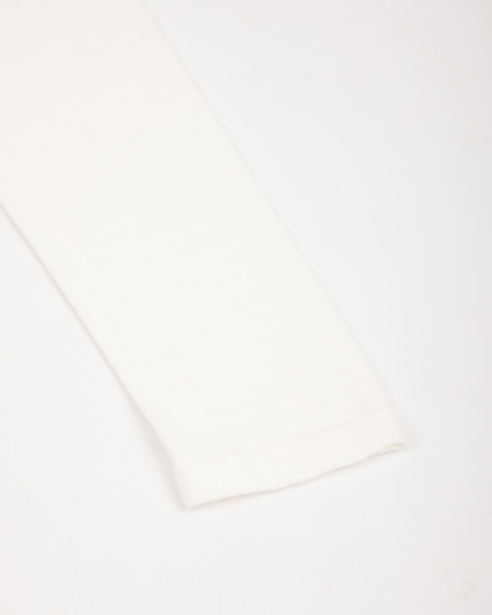 Standard & Strange Wakayama Special Loopwheel L/S Tee - Cream - Standard & Strange