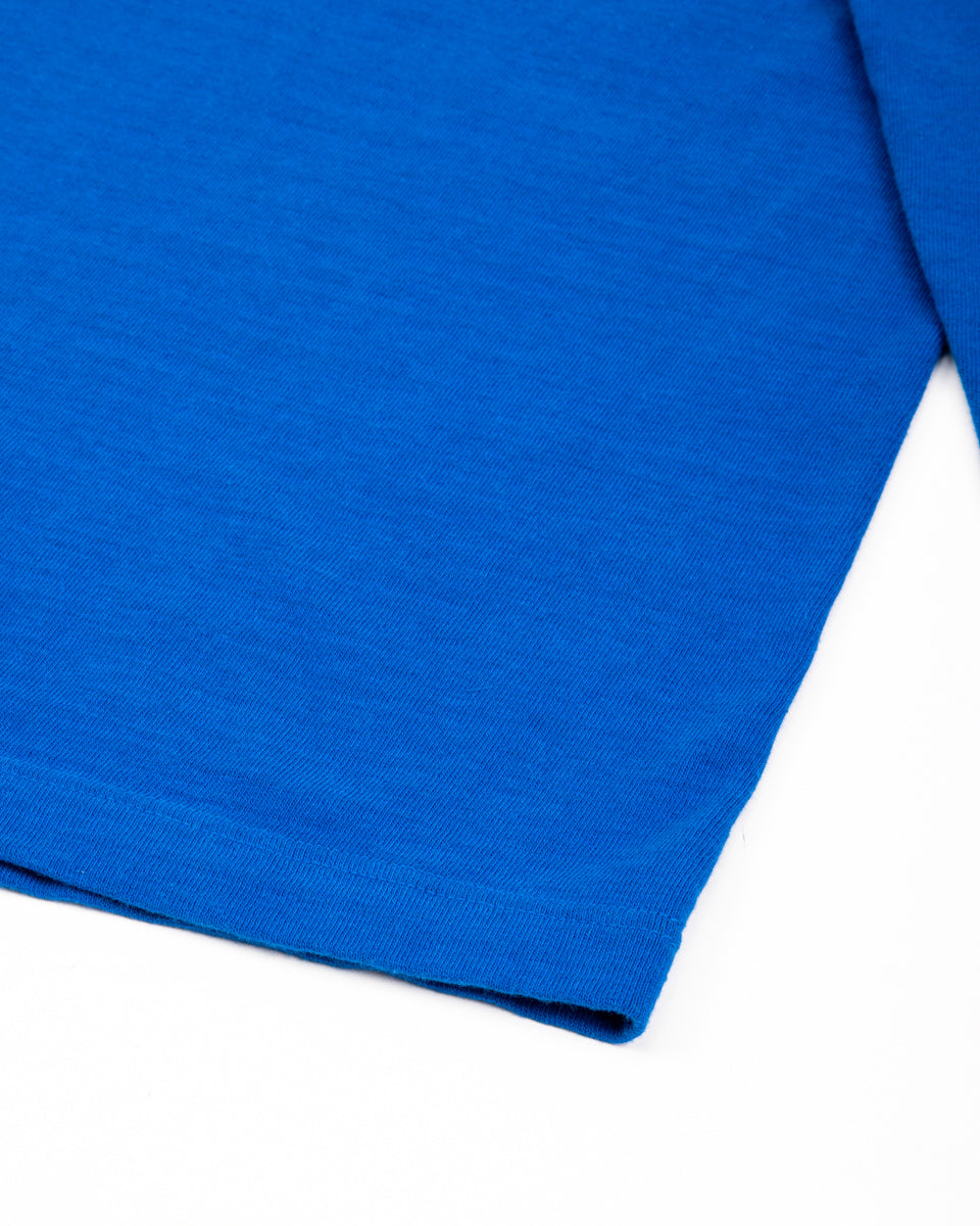 Standard & Strange Wakayama Special Loopwheel L/S Tee - Klein Blue - Standard & Strange