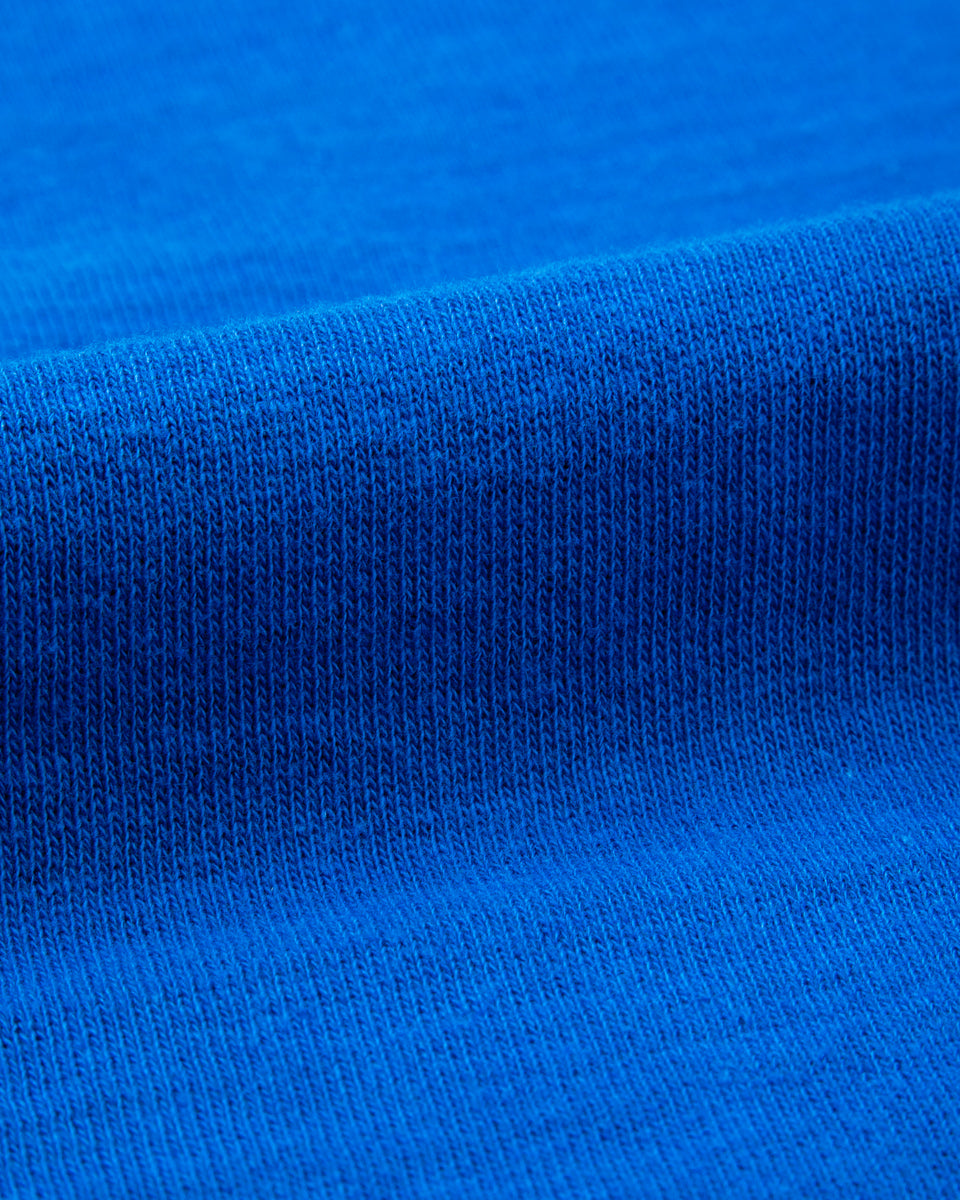 Standard & Strange Wakayama Special Loopwheel L/S Tee - Klein Blue - Standard & Strange