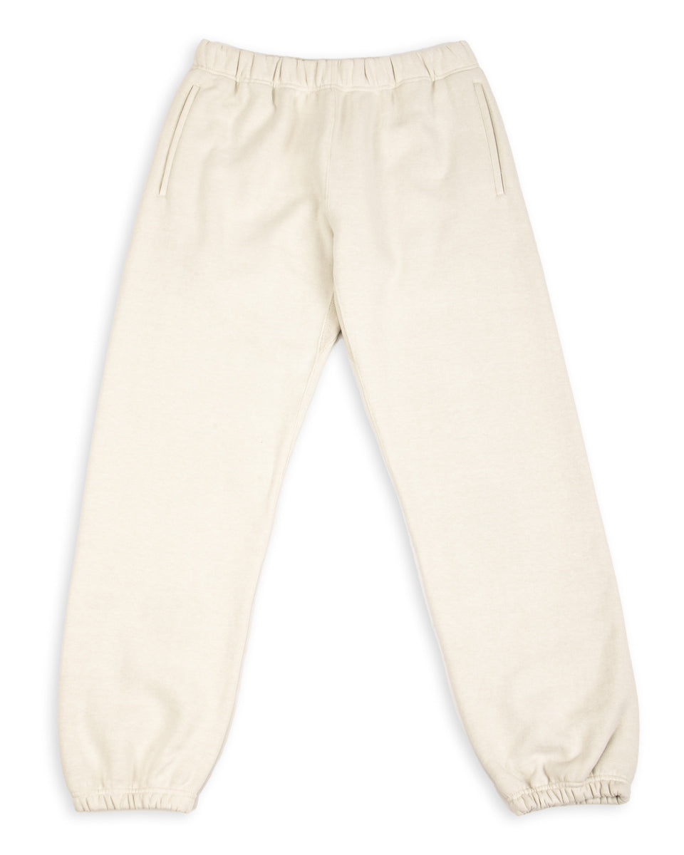 The Real McCoy's 10 oz. Loopwheel Sweatpants - Milk - Standard & Strange