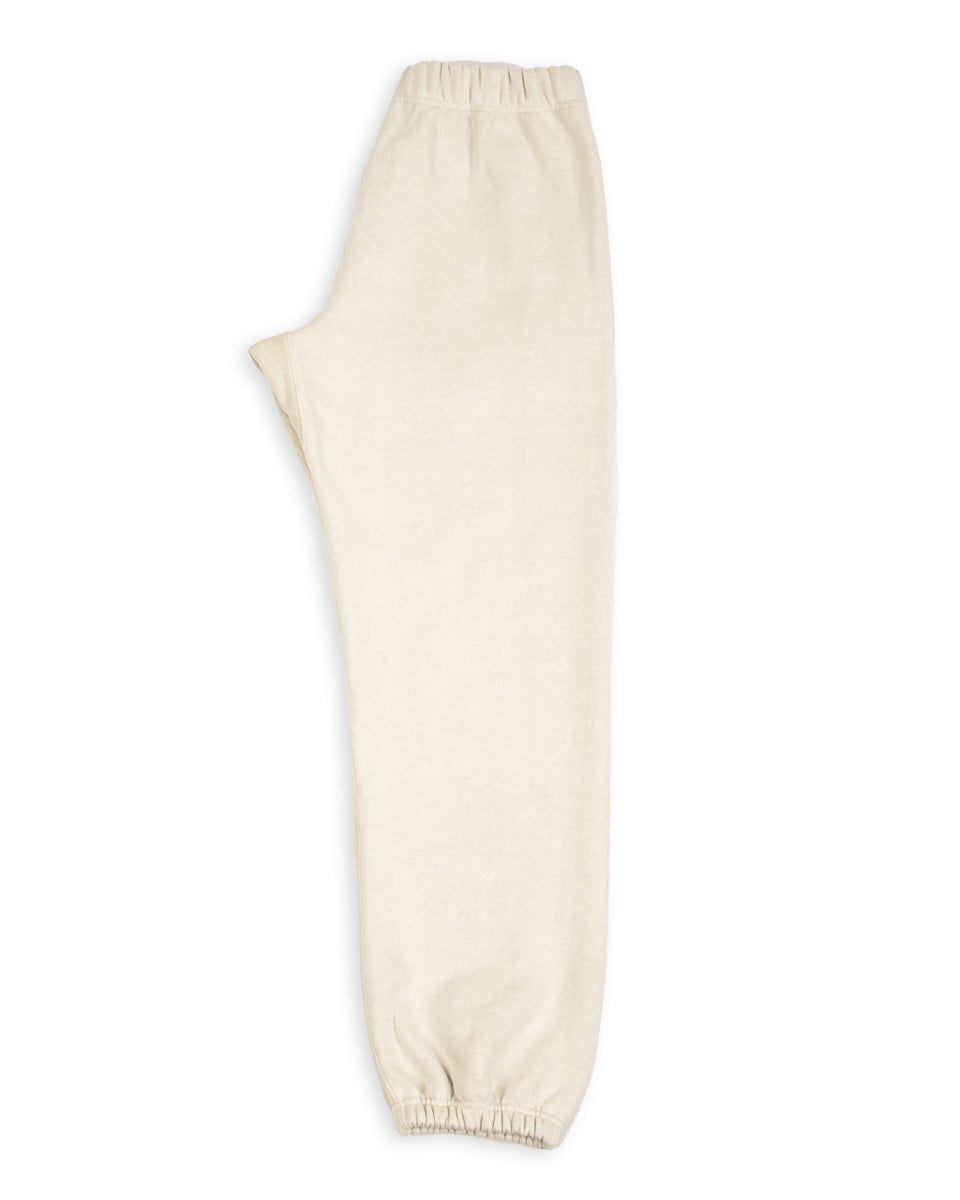 The Real McCoy's 10 oz. Loopwheel Sweatpants - Milk - Standard & Strange