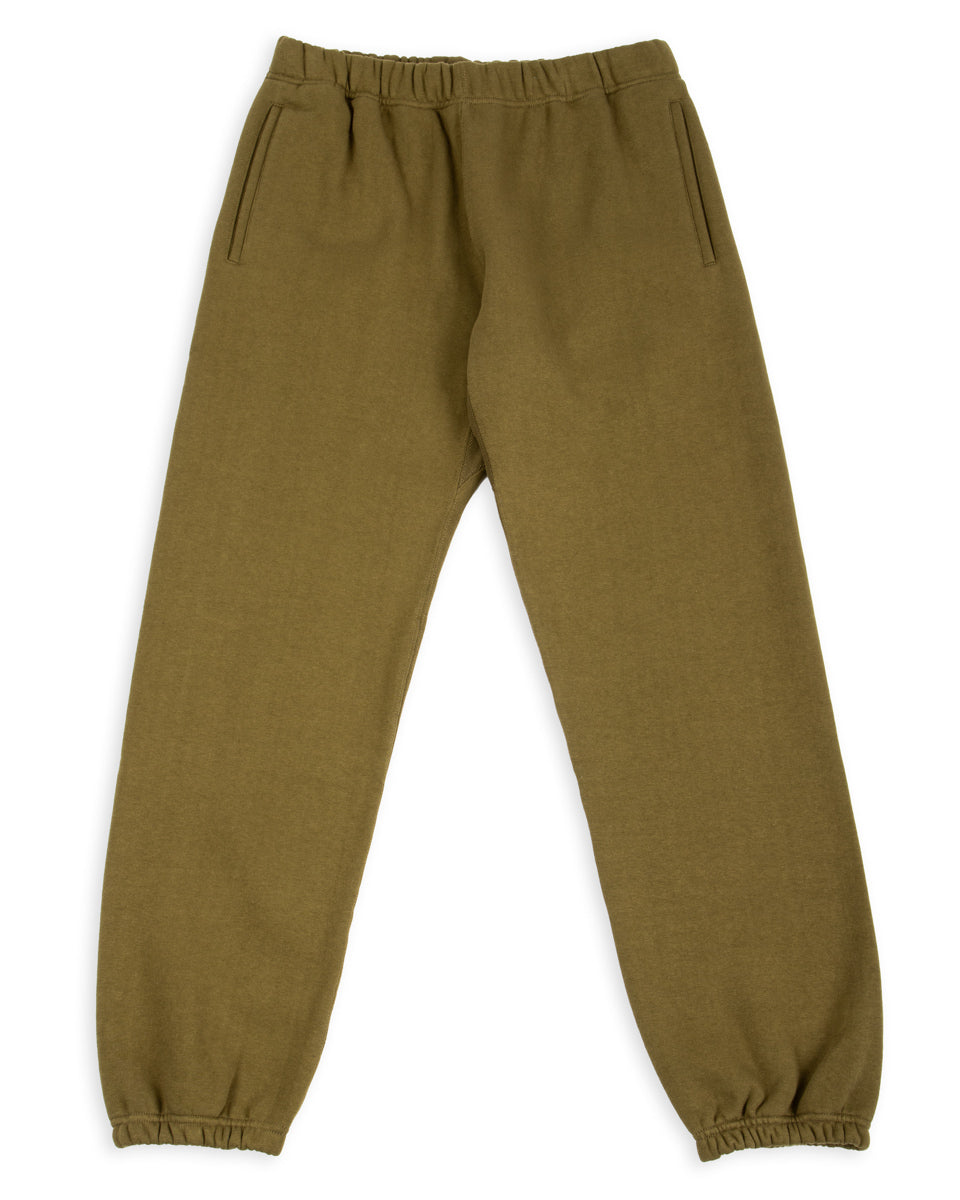 The Real McCoy's 10 oz. Loopwheel Sweatpants - Olive - Standard & Strange