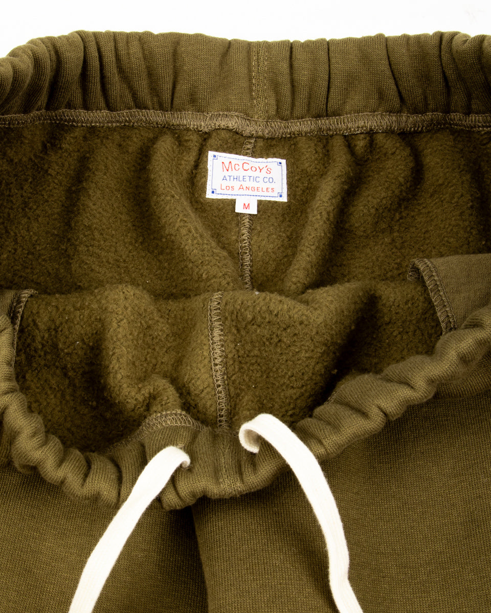 The Real McCoy's 10 oz. Loopwheel Sweatpants - Olive - Standard & Strange