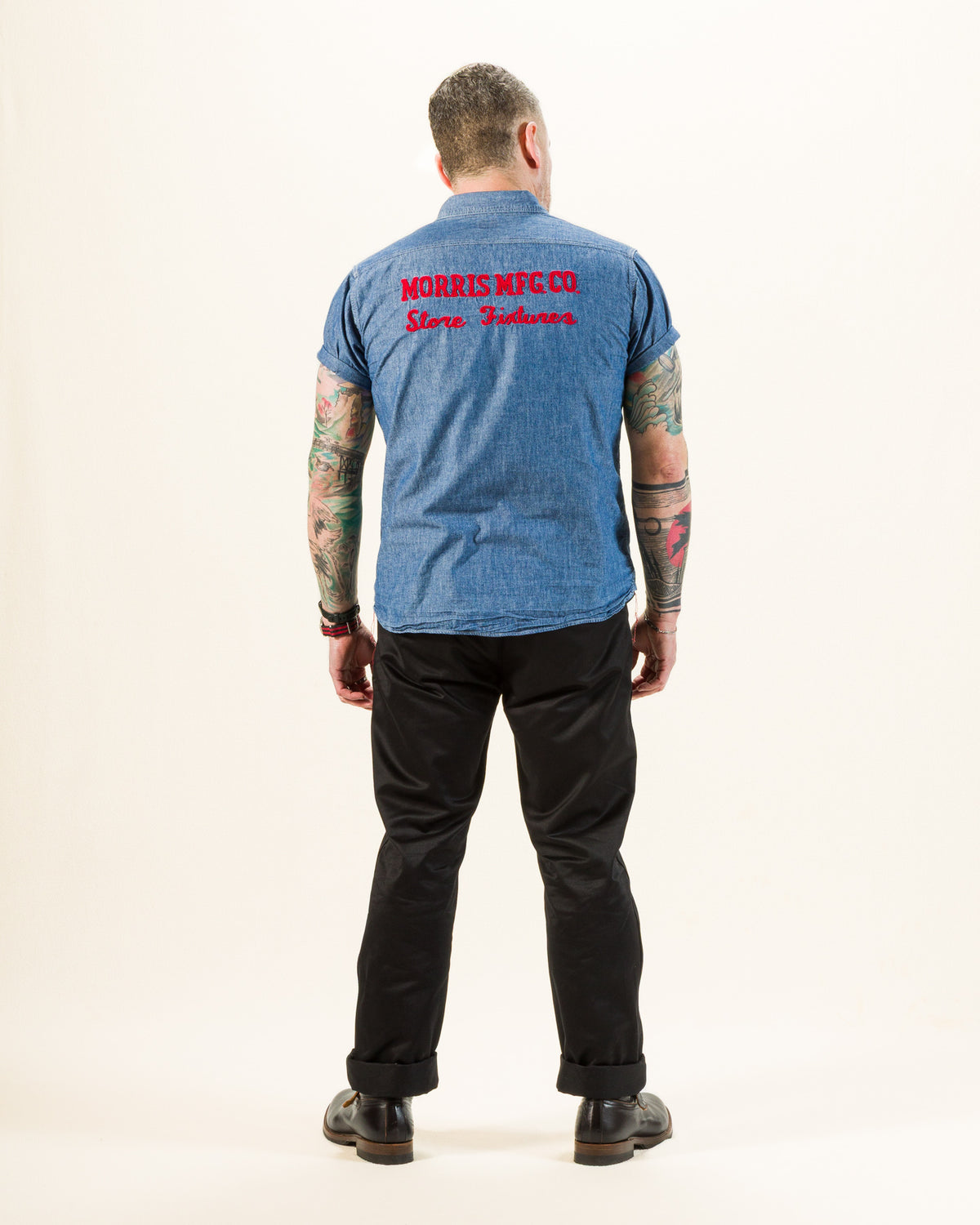 The Real McCoy's Blue Seal Chinos - Black - Standard & Strange