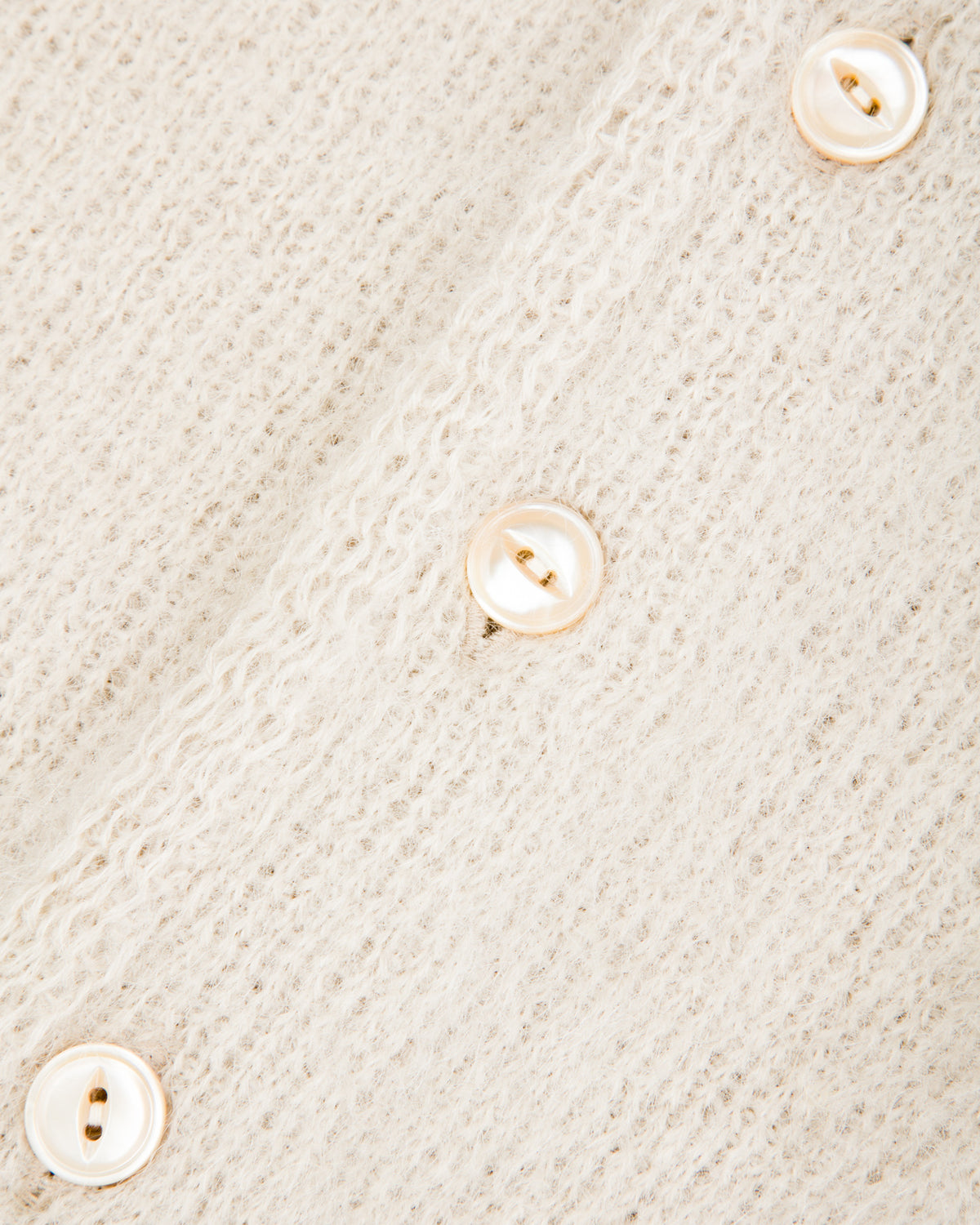 The Real McCoy's Joe McCoy Mohair Cardigan - Beige - Standard & Strange