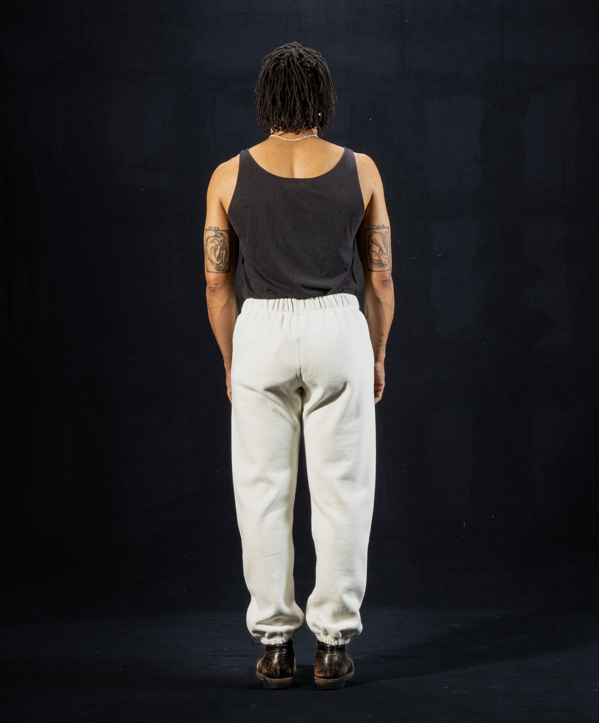 The Real McCoy's 10 oz. Loopwheel Sweatpants - Milk - Standard & Strange