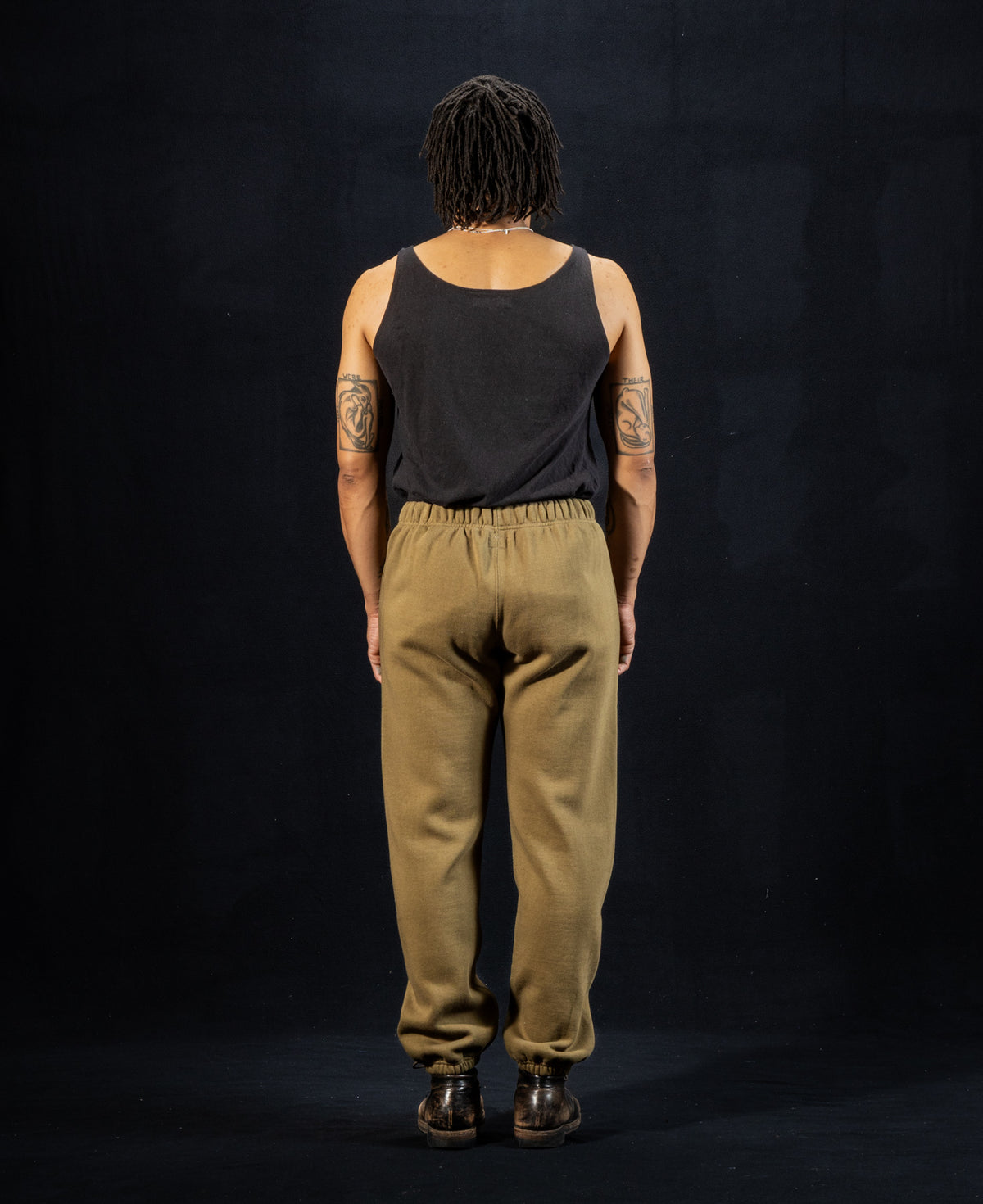 The Real McCoy's 10 oz. Loopwheel Sweatpants - Olive - Standard & Strange