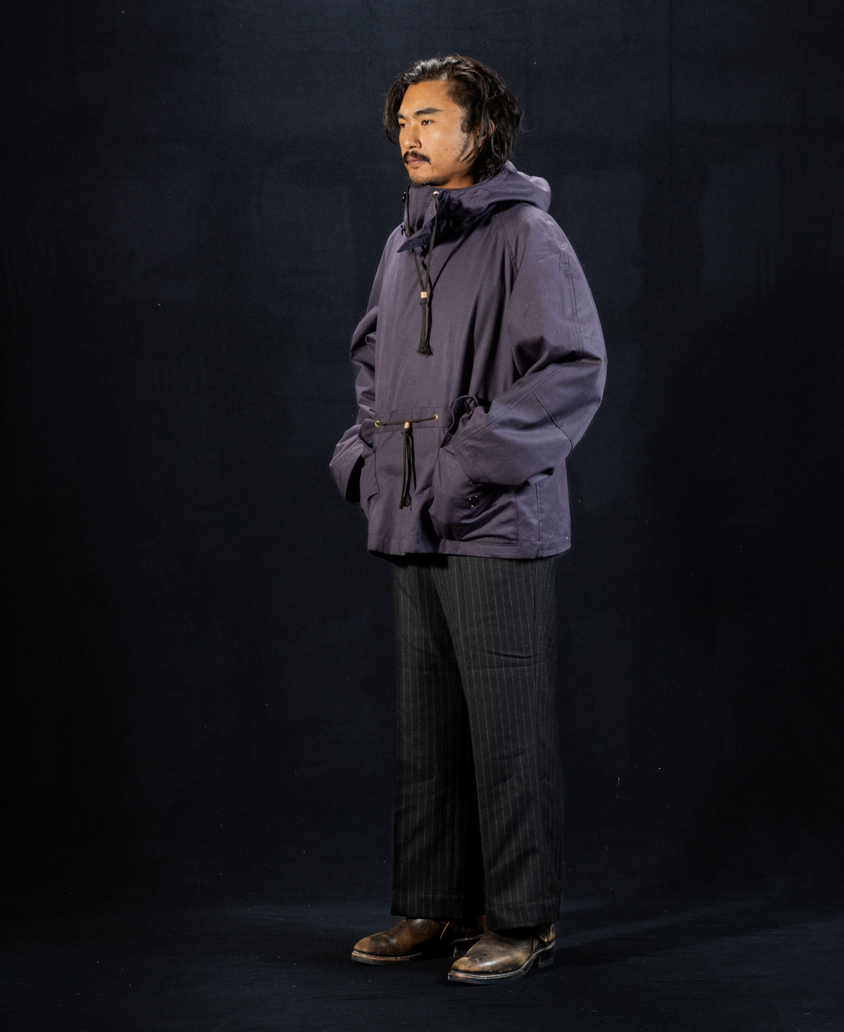 The Real McCoy's Royal Navy Windproof Deck Smock, 1st Pattern - Navy - Standard & Strange