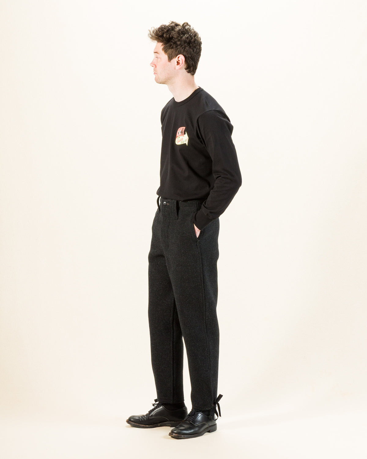 The Real McCoy's U.S. Navy Submarine Trousers - Charcoal - Standard & Strange