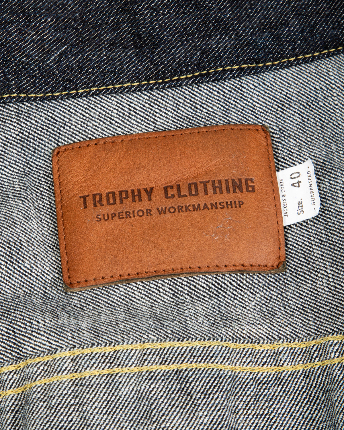 Trophy Clothing Lot.2405 Riders Jacket - Indigo Left Hand Denim - Standard & Strange